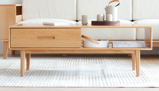 Beili Coffee Table(2-Drawer Model B)